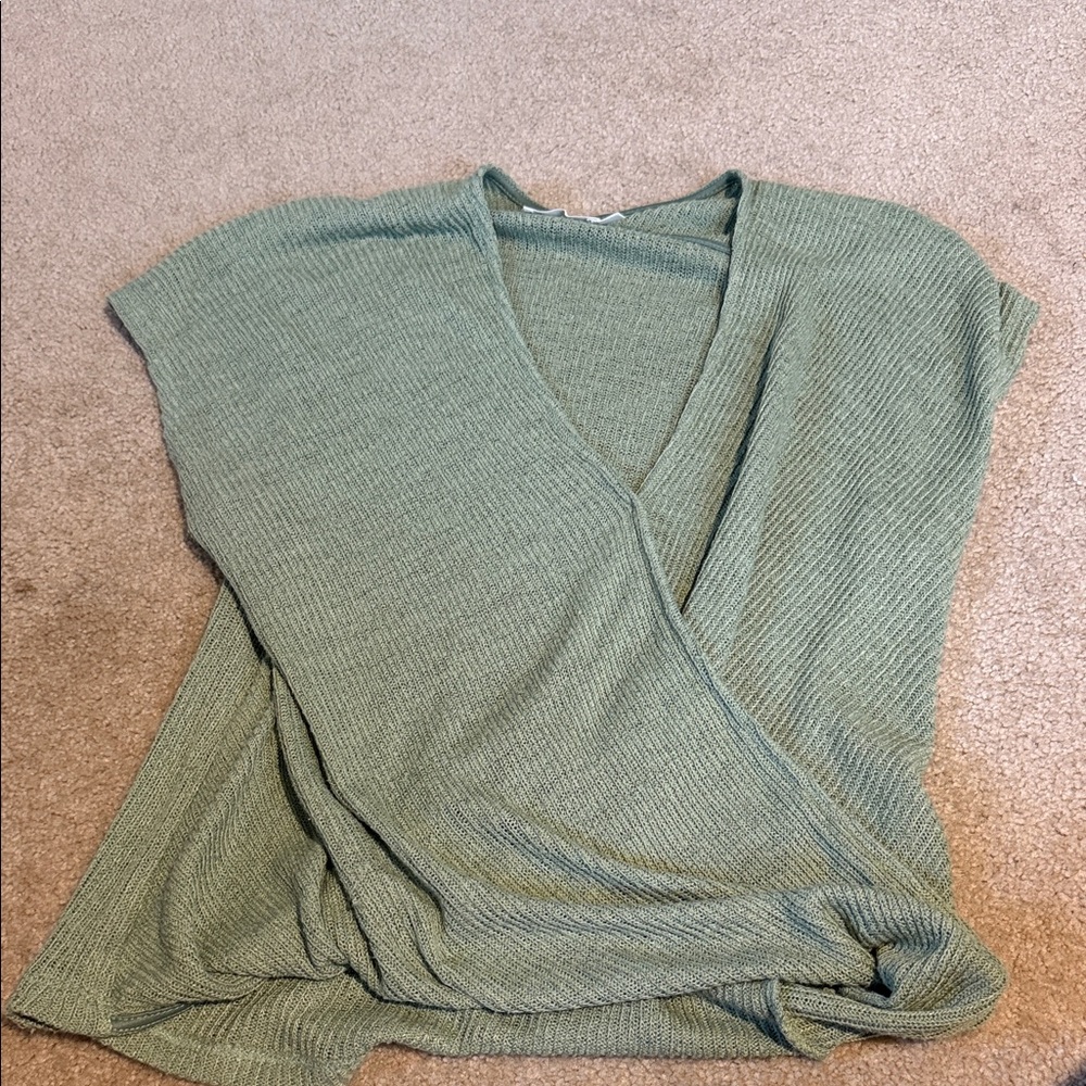 Lush Sage Green Knit Top